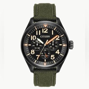 Citizen Eco-Drive Garrison- Black
